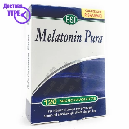 Esi melatonin pura таблети, 120 Нервен систем Kiwi.mk