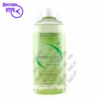 Ducray extra gentle dermo protective shampoo шампон за секаков вид на коса, 400мл Шампони & Регенератори Kiwi.mk