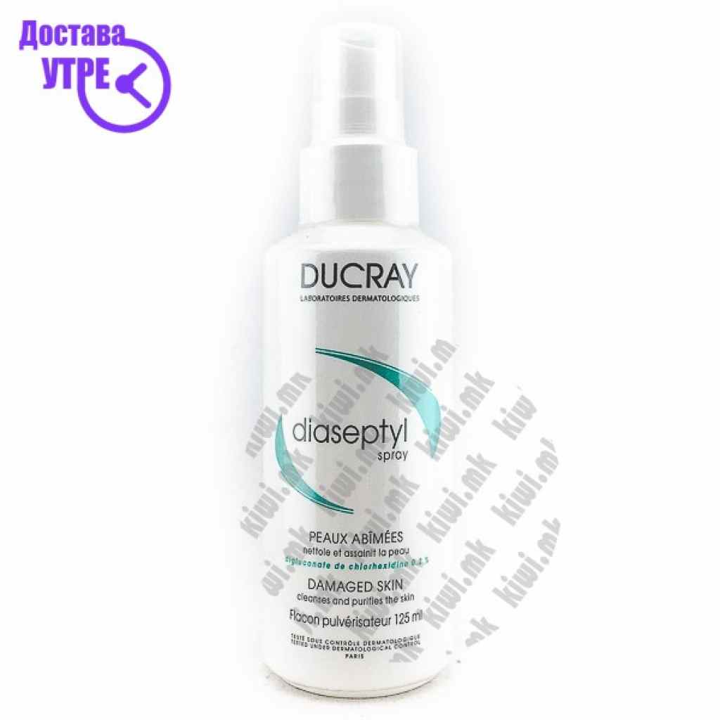 Ducray diaseptyl spray антисептичен спреј за рани, 125мл Спреј за Тело Kiwi.mk