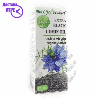 Bio life product black cumin oil масло од црн кумин, 125мл Антиоксиданси Kiwi.mk