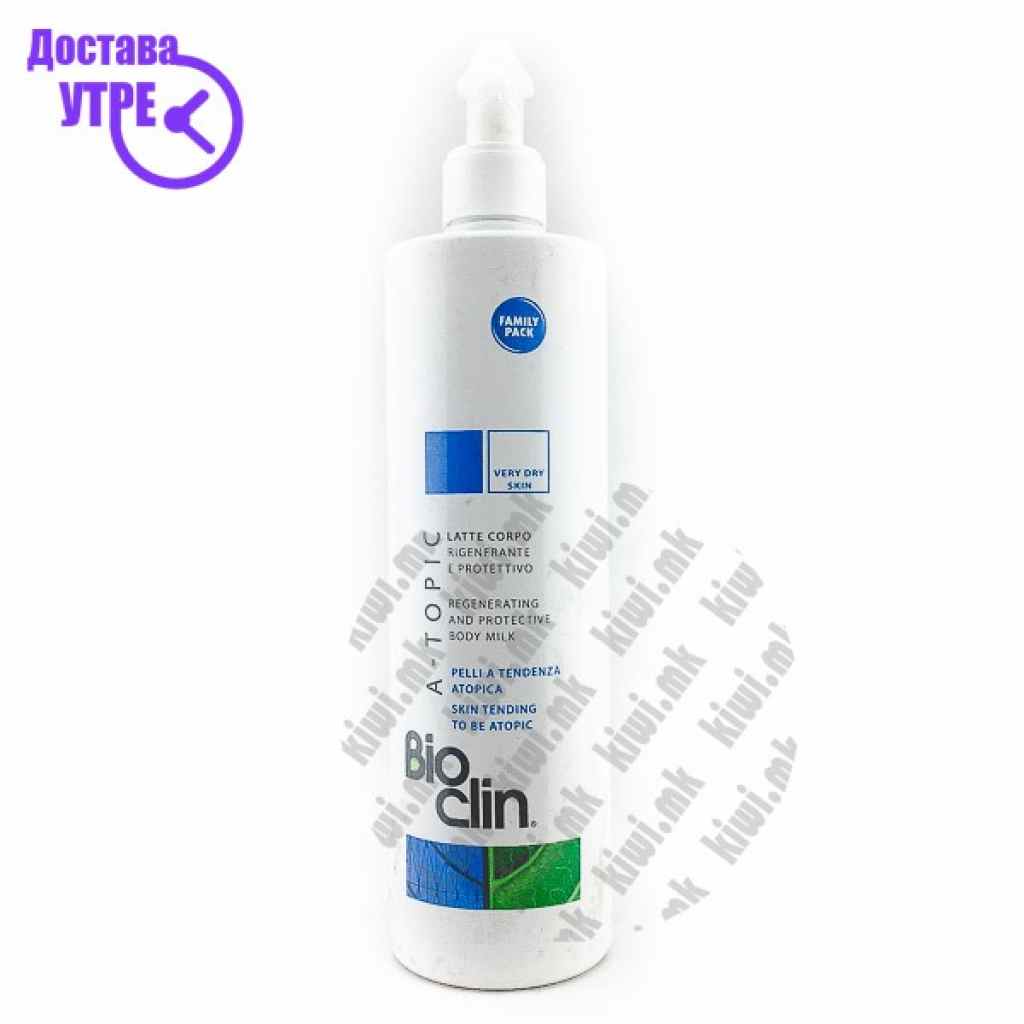 Bioclin a-topic regenerating and protective body milk лосион за тело за сува кожа, 400мл Лосиони за Тело Kiwi.mk