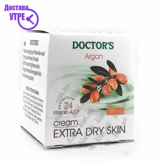 Doctor’s крема за лице со арганово масло за сува кожа, 50мл Хидратација & Заштита Kiwi.mk