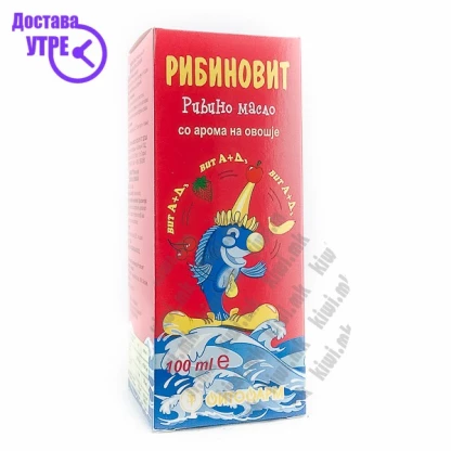 Фитофарм рибиновит – рибино масло со арома на шумско овошје, 100мл Бебе & Деца Kiwi.mk