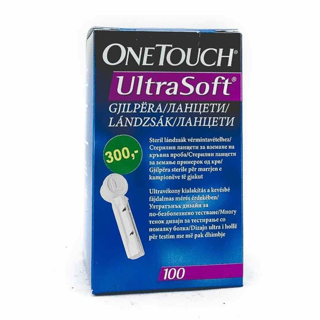 One touch ultra soft ланцети за мерење на шеќер, 100 Контрола на Дијабет Kiwi.mk