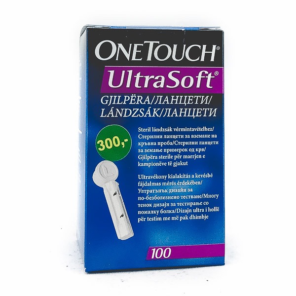 One touch ultra soft ланцети за мерење на шеќер, 100 | КУПИ ONLINE