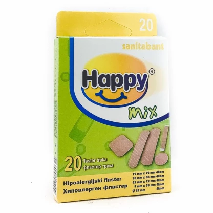 Happy mix фластер, 20 Фластери & Газа Kiwi.mk