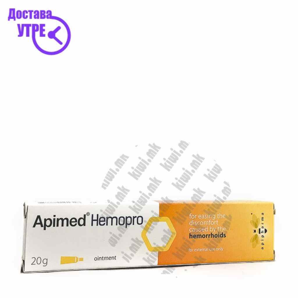 Apimed hemopro маст за хемороиди, 20г Инсекти & Комарци Kiwi.mk