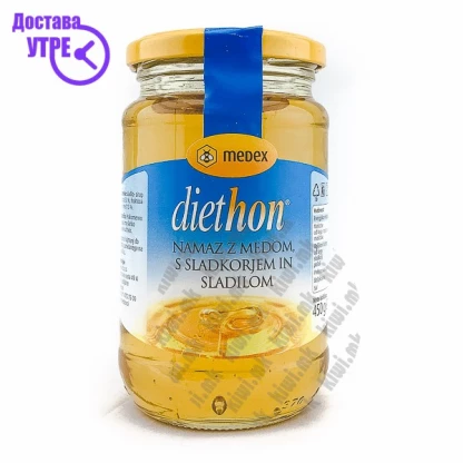 Diethon мед за дијабетичари, 450г Дијабет формулации Kiwi.mk