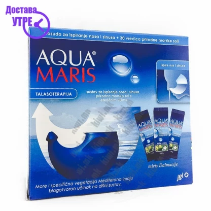 Aqua maris сет за испирање на нос Затнат Нос Kiwi.mk