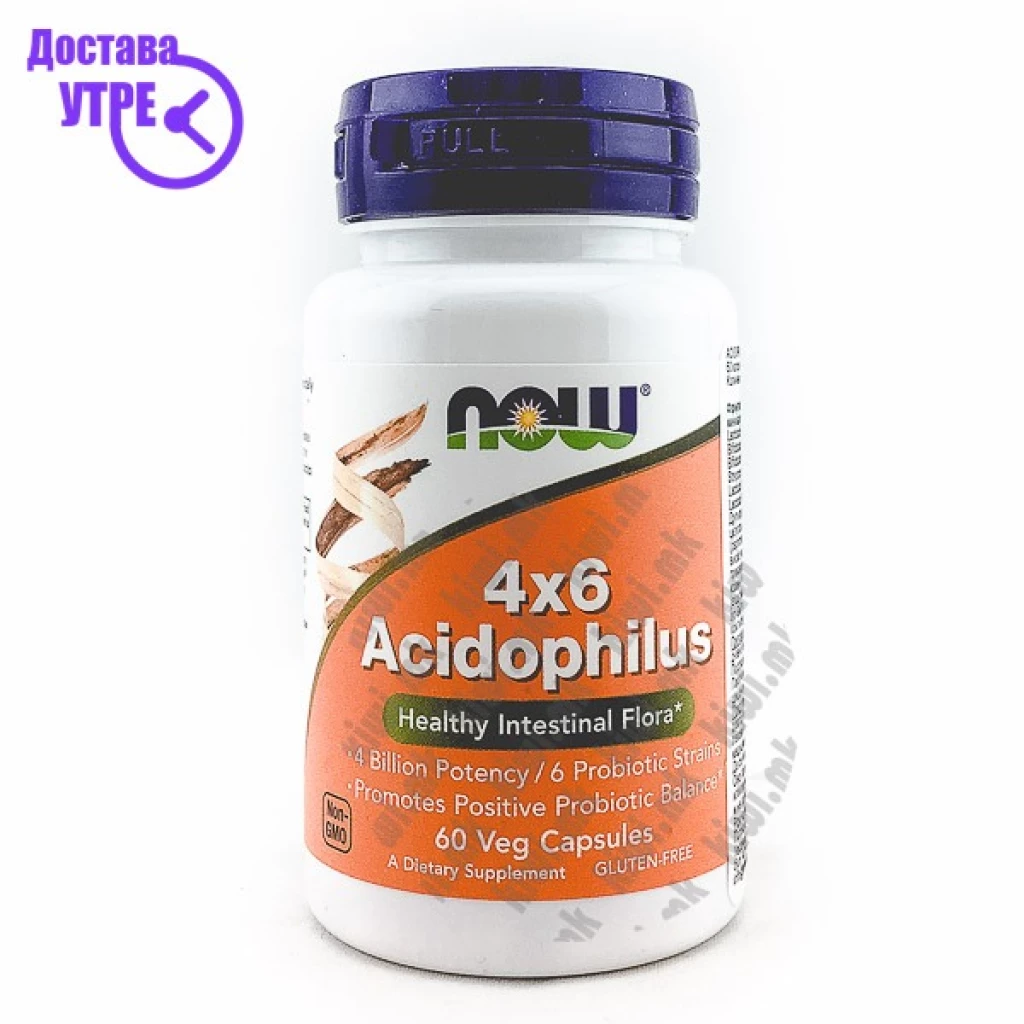 Now Acidophilus 4×6 капсули, 60